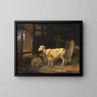 James Ward - Heath Ewe and Lambs.webp
