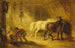 Innenansicht einer Stallung - James Ward — Ansicht des Kunstwerks
