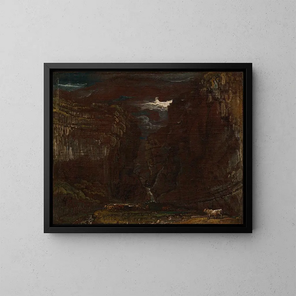 Skizze für Gordale Scar - James Ward — gerahmtes Bild an der Wand