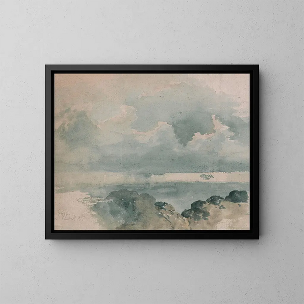 Studie des Himmels - James Ward — gerahmtes Bild an der Wand
