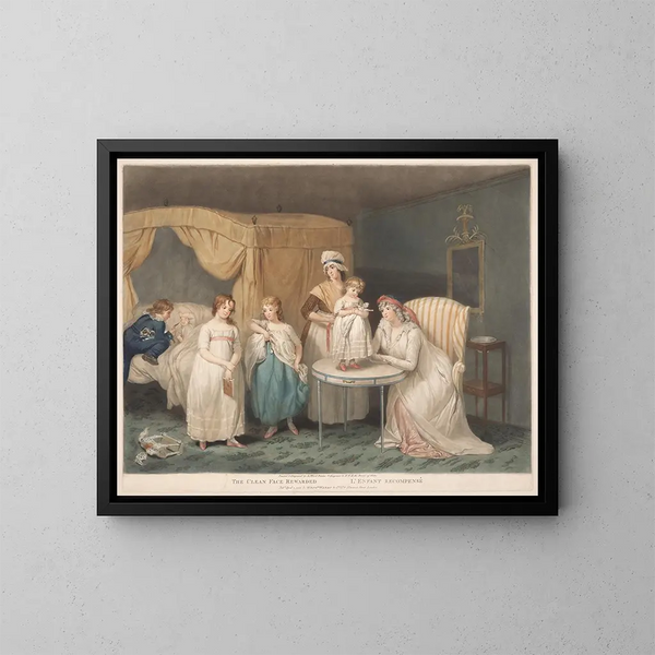 Das reine Gesicht belohnt - James Ward — gerahmtes Bild an der Wand
