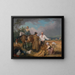 Die Mähdrescher - James Ward — gerahmtes Bild an der Wand