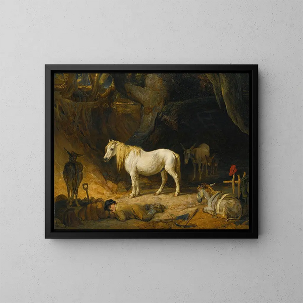 Le Sableux - James Ward — gerahmtes Bild an der Wand