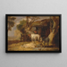 La cour de paille - James Ward — gerahmtes Bild an der Wand
