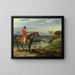 Théophile Levett et un chasseur favori - James Ward — gerahmtes Bild an der Wand