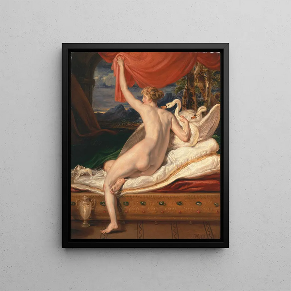 Venus steht von ihrem Sofa auf - James Ward — gerahmtes Bild an der Wand
