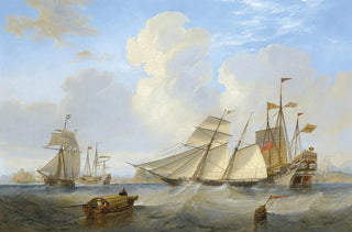 James Wilson Carmichael - A British Opium Schooner And Other Shipping Off Hong Kong.webp