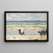 Strandszene in Tanger - James Wilson Morrice — gerahmtes Bild an der Wand