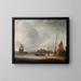 Am Meer - Jan Abrahamsz Beerstraaten — gerahmtes Bild an der Wand