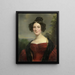Catharina Annette Fraser 1815-92 - Jan Adam Kruseman — gerahmtes Bild an der Wand