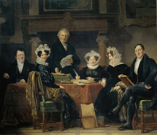 Jan Adam Kruseman - Regents and Regentesses of the Lepers Asylum Amsterdam 183435.webp
