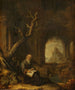 Ein Einsiedler in einer Ruine - Jan Adriaensz van Staveren — Ansicht des Kunstwerks