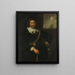 Portrait de Jan Cornelisz Meppel, Vizeadmiral von Holland und Westfriesland - Jan Albertsz Rotius — gerahmtes Bild an der Wand