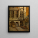 Hof des Rathauses von Antwerpen - Jan August Hendrik Leys — gerahmtes Bild an der Wand