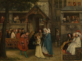 Jan August Hendrik Leys - The Guild of the Archers Welcomes Margaret of Austria.webp