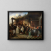 Hochzeitsbild in Flandern im 17. Jahrhundert - Jan August Hendrik Leys — gerahmtes Bild an der Wand