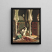 Ein Rauchschwaden - Jan Baptist Huysmans — gerahmtes Bild an der Wand