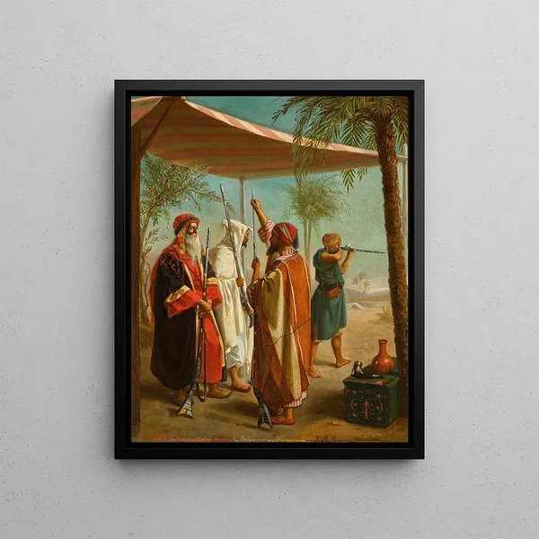 Jan Baptist Huysmans - A Shooting Party.webp