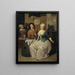 Privatessen - Jan Baptist Lambrechts — gerahmtes Bild an der Wand
