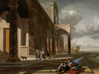 Jan Baptist Weenix - An Italian Seaport.webp