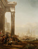 Hafen mit antiken Ruinen - Jan Baptist Weenix — Ansicht des Kunstwerks
