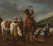 Posten der Jäger - Jan Baptist Wolfaerts — Ansicht des Kunstwerks