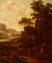 Landschaft mit einer Gruppe von Vagabunden - Jan Blom — Ansicht des Kunstwerks