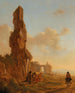 Ein italienisch anmutende Landschaft mit Ruinen - Jan Both — Ansicht des Kunstwerks