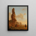 Ein italienisch anmutende Landschaft mit Ruinen - Jan Both — gerahmtes Bild an der Wand