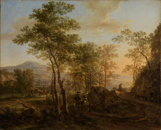 Italienische Landschaft bei Dämmerung - Jan Both — Ansicht des Kunstwerks