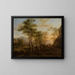 Italienische Landschaft bei Dämmerung - Jan Both — gerahmtes Bild an der Wand