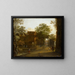Rue de village avec pont-levis - Jan Both — gerahmtes Bild an der Wand