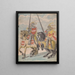 Ritter, die die Familienwappen von Brandes und Hirschman tragen - Jan Brandes — gerahmtes Bild an der Wand