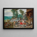 Allegorie des Geruchs - Jan Brueghel der Jüngere — gerahmtes Bild an der Wand