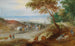 Weitläufige hügelige Landschaft mit Reisenden auf einem Weg und Vieh im Vordergrund - Jan Brueghel der Jüngere — Ansicht des Kunstwerks