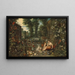 Die fünf Sinne: der Geruchssinn - Jan Brueghel der Jüngere — gerahmtes Bild an der Wand