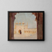 Palais d'Agra lors du voyage en Inde - Jan Cybis — gerahmtes Bild an der Wand