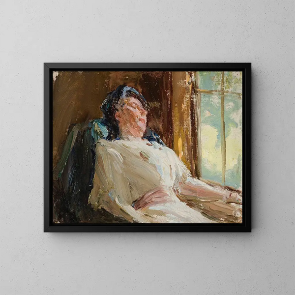 Alina Dor à Maryino - Jan Cybis — gerahmtes Bild an der Wand