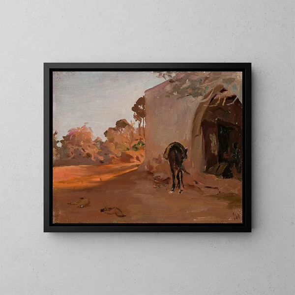 Beyrouth, vom Reise nach Palästina - Jan Cybis — gerahmtes Bild an der Wand
