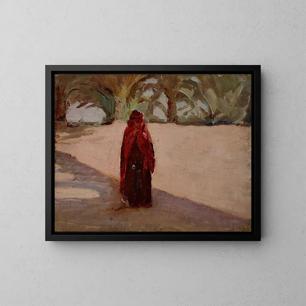 Biskra, eine Tochter - Jan Cybis — gerahmtes Bild an der Wand