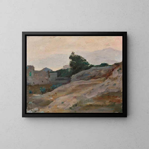 Bordighera, vom Italienreise - Jan Cybis — gerahmtes Bild an der Wand