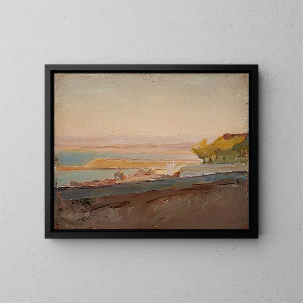 Cala Bona - Jan Cybis — gerahmtes Bild an der Wand