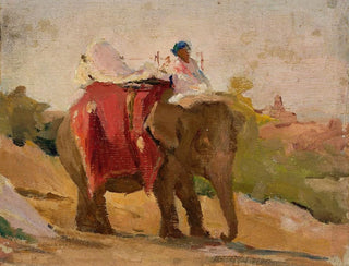 Jan Cigliski - Chittorgarh  my elephant From the journey to India.webp