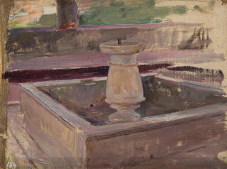Fontaine im Palast der Khane in Bakhchisaray, von einer Reise nach Krim - Jan Cybis — Ansicht des Kunstwerks