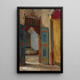 Jan Cigliski - Interior of the khans palace in Bakhchisaray From the journey to Crimea.webp