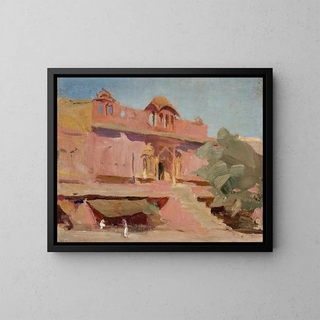 Jan Cigliski - Jaipur  buildings From the journey to India.webp