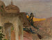 Nacktes von Jaipur mit einem Pfau, von der Reise nach Indien - Jan Cybis — Ansicht des Kunstwerks