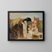 Malerei von Jaipur: der Elefant der Reise nach Indien - Jan Cybis — gerahmtes Bild an der Wand