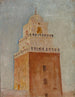 Kairouan der Minarett der Barbier-Moschee - Jan Cybis — Ansicht des Kunstwerks