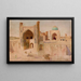Moschee Kalan in Bukhara seit der Reise nach Turkestan - Jan Cybis — gerahmtes Bild an der Wand